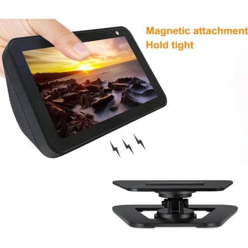 Aluminum Speaker Bracket Durable Adjustable Stand Base For Echo Show 8 Stand Mount Accessories Anti-Slip Base For Echo Show