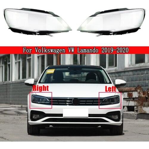 Car Headlight Cover Lampcover Lampshade Lamp Glass Lens Case For Volkswagen VW Lamando 2019 2020 Auto Light Caps