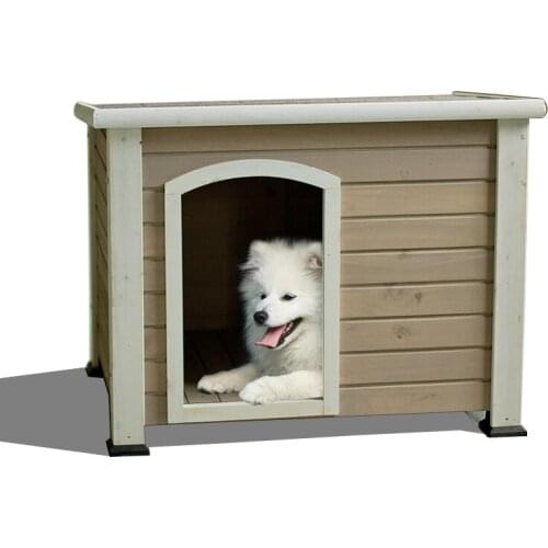 Solid Wood Dog House Outdoor Indoor Waterproof Medium and Small VIP Border Collie Golden Retriever Teddy Four Seasons Dog House