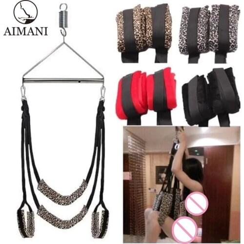 Door Swing Sex Swing BDSM Bondage Soft Nylon For Woman Men Couple Slave Restraint Indoor Sling Couples Sex Toys Adult Game