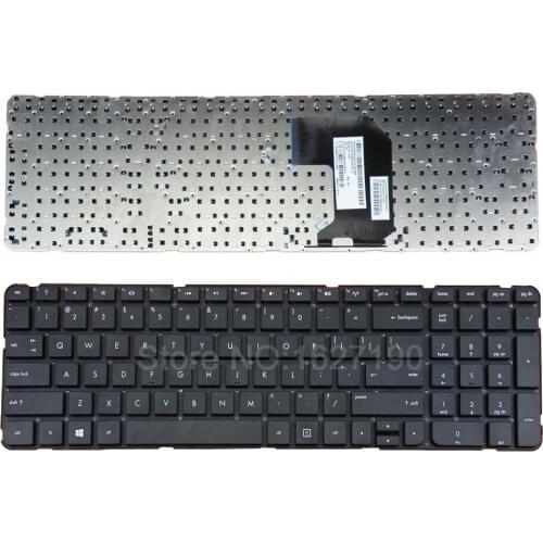 US Keyboard For HP Pavilion G7-2000 BLACK Without FRAME Win8 PN:R39 AER39U02210 697477-001 699146-001 2B-04901Q121