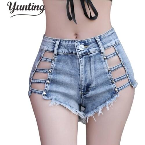 Summer Woman Trendy Denim Shorts Fashion Sexy High Waist Jeans Pants Street Hipster clothes S-XL 2021 New
