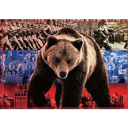 Tourist Magnets 78*54mm Russian Flag Magnets 20195 Tourist Memorabilia Gift