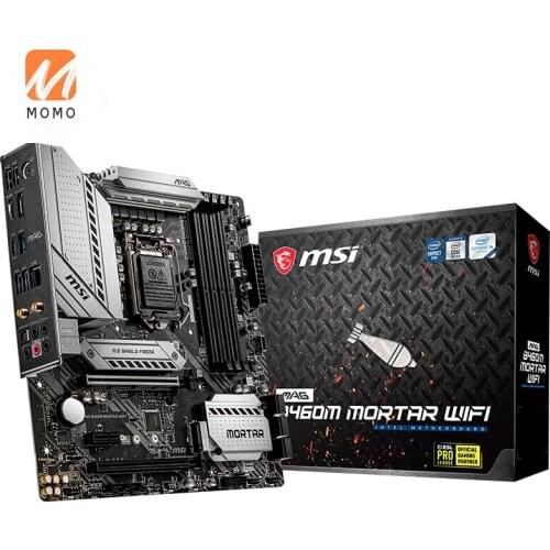 I510400f/10400 Scrap Boxed B560m MSI B460m Mortar CPU Motherboard Set