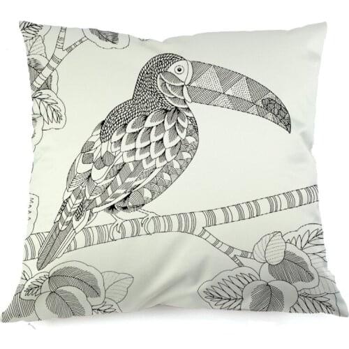 45*45CM animal-shaped pillowcase Graffiti cushion for home decoration pillow cover DIY creative gifts of color painting