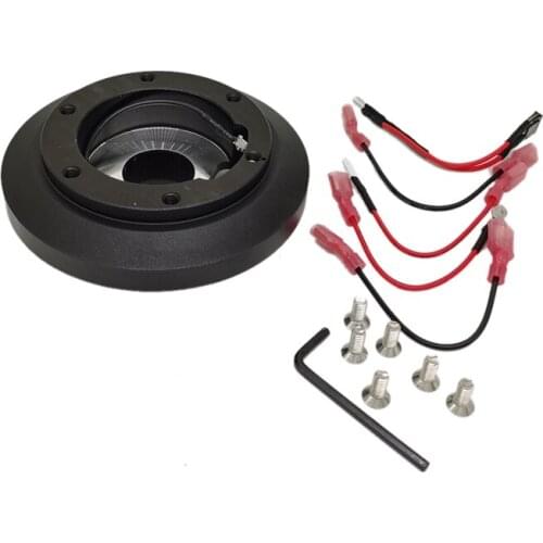 NEW-Sport Racing Car Steering Wheel Short Hub ​Adapter Boss Kit for - A4/A6/A8 for Jetta Golf for Boxster