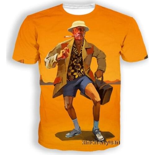 Fear and Loathing in Las Vegas 3D Print Causal Clothing New Fashion T-shirt Plus Size S-7XL harajuku graphic t shirts