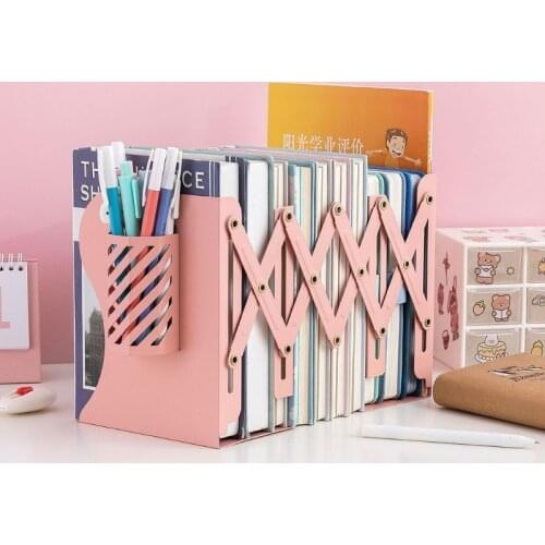 Adjustable Bookends Metal Bookends Scratch-Resistant Hand Coating Used
