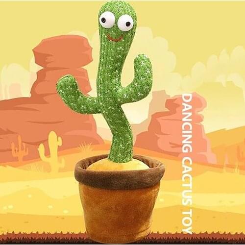 Dancing Talking Cactus Childrens Early Education Dancing Electronic Lovely Singing Cactus Plush Toy Singing Cactus Toy bailarín