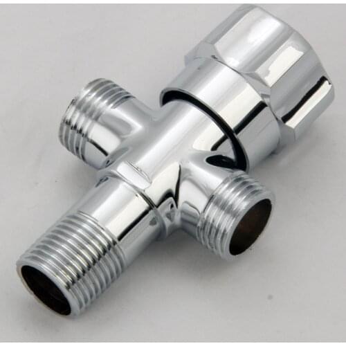 DWZ Double Outlet SUS 304 Stainless Steel Angle Valve Kitchen Bathroom Accessories Water Heater Angle Valves