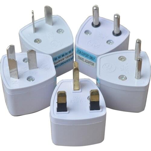 1PC Universal EU AU UK to Plug Socket Portable Travel Wall Charger Converter High Quality AC Power Adapter Outlet Conversion