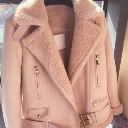 Winter Warm Women Faux Fur Coats European Style Automotive Designer Thick Velvet Woman Faux Fur Trench Jacket Coats 2020 A345