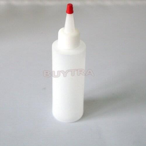 120ml/20ml Universal Small Clear Round Squeeze Bottle With Cap For Liquid Storage Manual Dispensing Refillable Bottles Glue Oil