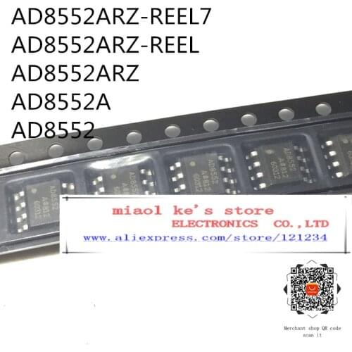 [5pcs-10pcs]100%New original: AD8552ARZ-REEL7 AD8552ARZ-REEL AD8552ARZ AD8552A AD8552 - IC OPAMP ZERO-DRIFT 2 CIRC 8SOIC