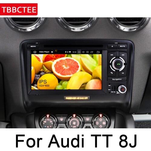 For Audi TT 8J 2006~2014 MMI Android Car DVD Radio Player GPS Navigation Multimedia System Bluetooth Radio Amplifier Navi MAP
