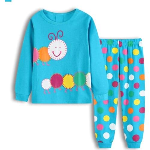 Kids Pijama Sleepwear Suit Fashion Toddler Cartoon Boys Tracksuit Clothing Set Pyjamas Long Sleeve princess Nightwear Pajamas