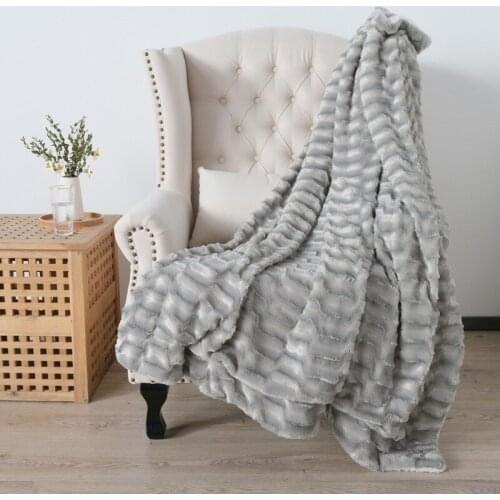 152x127cm Flannel Blanket Double-layer Thick Blankets for Winter Home Sofa Bed Cover Frazadas Mantas De Cama Cobertor