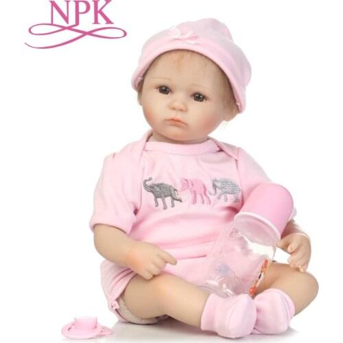 NPK reborn premie Wholesale Lifelike Reborn Baby Doll Birthday Present For Girls hand applied mohair