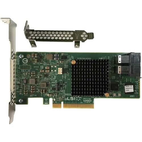 Eastforfuy Avago LSI MegaRAID SAS 9341-8i LSI00407 NO cache SFF8643 HD Mini-SAS RAID0.1.5 PCI-E3.0 x8 12Gb/s Controller Card