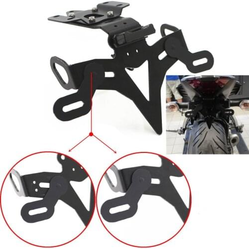 For Yamaha MT 07 FZ 07 MT07 FZ07 2013-2019 Motorcycle Rear License Plate Holder Bracket Bracket Tail Tidy Fender Eliminator