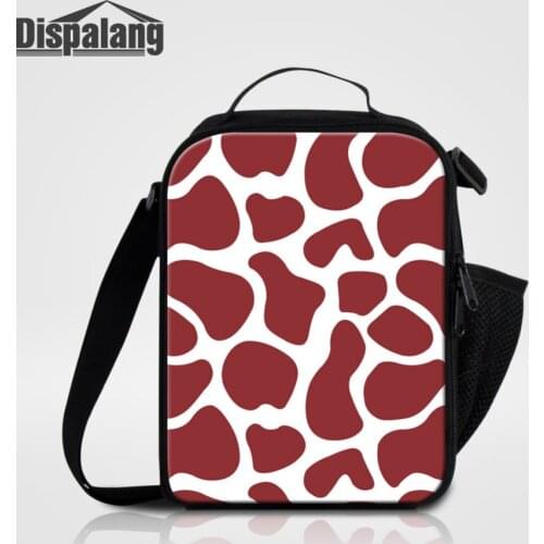 Dispalang Striped Print Lunch Bag Insulated Children Kids Lunch Box Keep Warm School Work Small Picnic Lunch Tote Termica