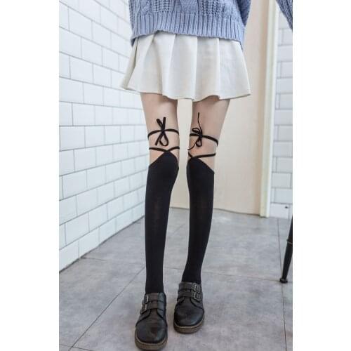 KASURE Summer Anti-Skid High Stockings Over knee High Lolita Socks Female Long StockingsTights Thigh High womens thigh boots