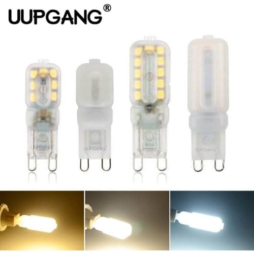 2pcs/lot G9 3W 5W LED Lamp Mini LED Light Bulb AC 220V Dimmable SMD 2835 Spotlight Chandelier Lighting Replace Halogen Lamps