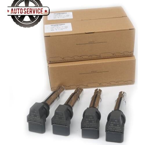 New 036905715C Ignition Coil Spark Plug 4PCS For Audi A3 VW Beetle Jetta Passat Golf EOS 1.6FSI 1.4TSI 036 905 715 F 036905715G