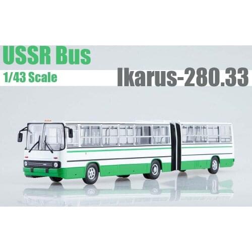 NEW Editions Collections EAC 1:43 Ikarus 280.33 USSR Bus White/Green SOVA Diecast model for Collection