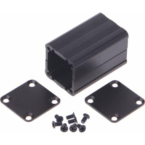 New DIY Extruded Electronic Project Aluminum Enclosure Case Black 40x25x25mm Junction Box
