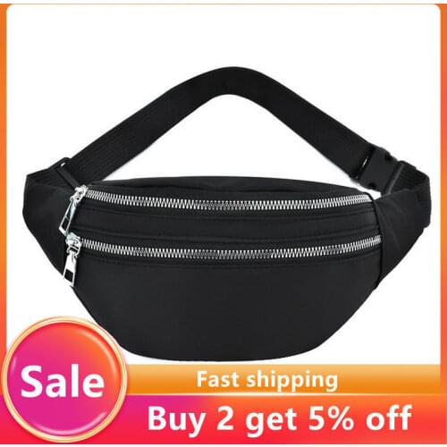Women Waist Bag Men Fanny Pack Female Banana Bag Hip Bum Money Pouch Ladies Fashion Travel Shoulder Purse Belly Pocket