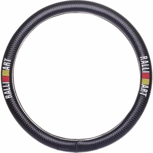 Car Steering Wheel Cover RALLIART For Mitsubishi Outlander ASX Pajero Lancer L200 Carisma Galant Delica Anti-slip Accessories