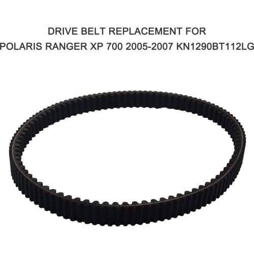 Motorcycle Drive Belt V-Belt Clutch Drive Triangle Belt Replacement for Polaris Ranger XP 700 2005 2006 2007 KN1290BT112LG