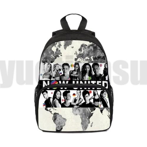 Now United 3D BackpacksS Teenagers Girls Boys Funny Casual Mochila De Escola Do Now United Bookbag UN Team Fashion School Bags