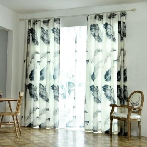 Luxury Classic Style Ink Painting Blackout Curtain for Living Room Bedroom Customized Aesthetic Art for Home Window Decoration