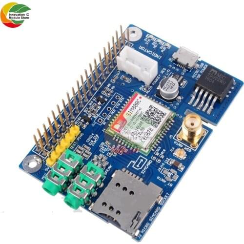 SIM800C GSM GPRS Module Quad-band Development Board with SMA Antenna Micro SIM Slot for Arduino Raspberry Pi