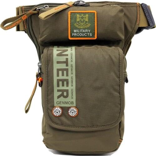 Top Quality Men Oxford Hip Drop Leg Bag for Motorcycle Rider Travel Bum Belt Fanny Waist Pack Thigh Bags for Assault Military