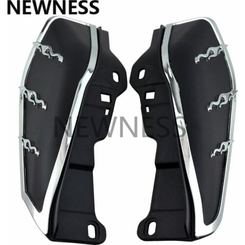 Motorcycle Bike Heat Shield Mid-Frame Air Deflector Trim For Harley Touring Road King Street Glide Road Glide FLHX FLHR 09-16