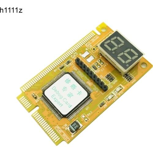 POST Card PCI-E LPC PC Analyzer Tester Diagnostic Card Adapter Plastic Metal High Stability For Notebook Laptop ExpressCard NEW