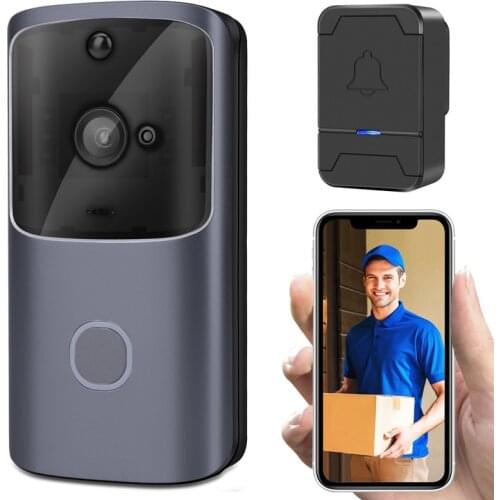 Smart Home Wireless Video Doorbell 720P Wifi Security Infrared Sensor Intercom Doorbell Night Vision Mobile APP Talk Door Viewer