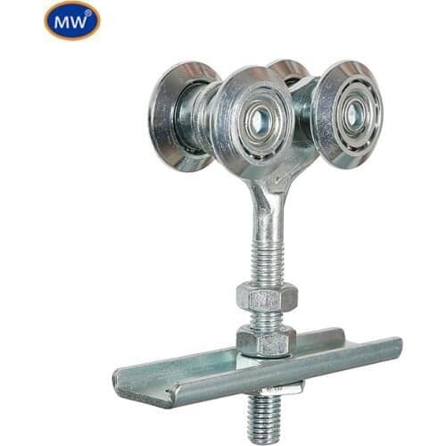 High Precision Long Service Life Gate Hanging Wheel in Galvanized Steel For Overhead Hanging Door
