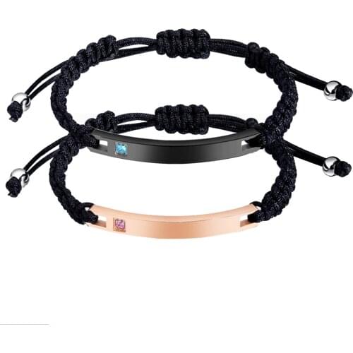 YADREVA Black Bracelets