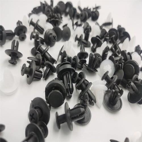 100pcs Auto Fastener Clip Mixed Retainer Fastener Kit for Chery Fulwin QQ Tiggo 3 5 T11 A1 A3 A5 Amulet M11 Eastar Elara