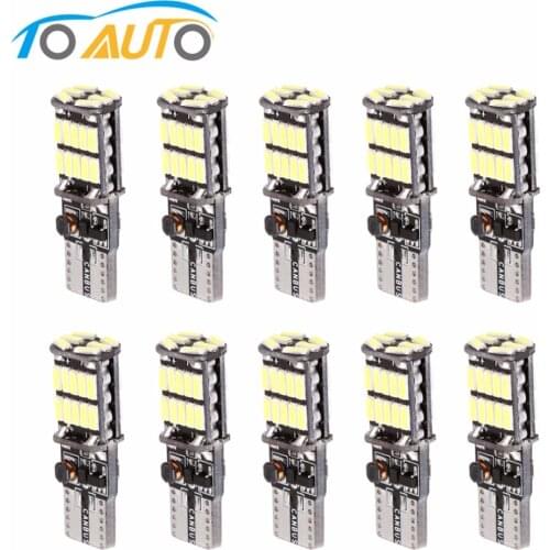 10x t10 w5w led canbus white 26SMD 4014 bulbs 194 168 501 led lamp auto car interior wedge instrument light 12V 6000K