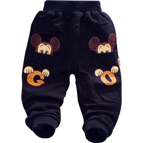 2015 New autumn cotton Cartoon cute kids pants Boys Girls casual pants sports trousers harem pants 0-3 year baby pants