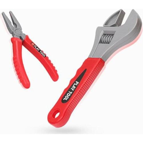 42pcs Tool Box Durable Kids Tool Set Pretend Play Construction Tool Kit Toy