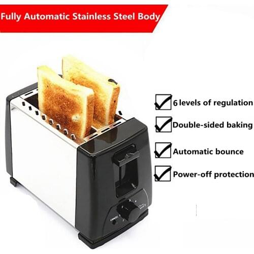 750W 220V Toaster Bread Toasters oven baking kitchen appliances toast machine breakfast sandwich fast safety maker