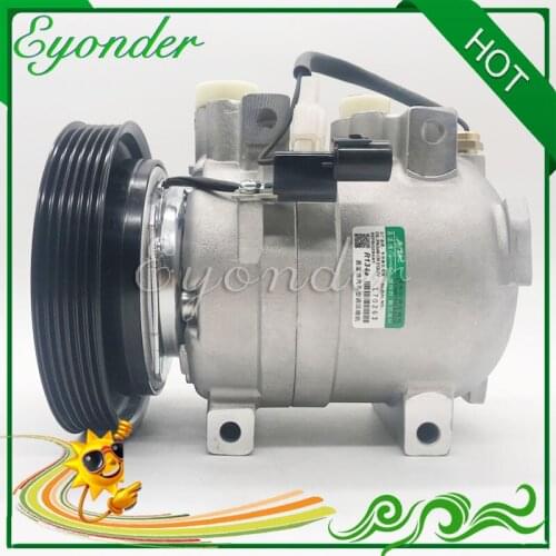 A/C AC Air Conditioning Compressor Cooling Pump clutch 6PK PV6 12V for Hyundai R800 Excavator