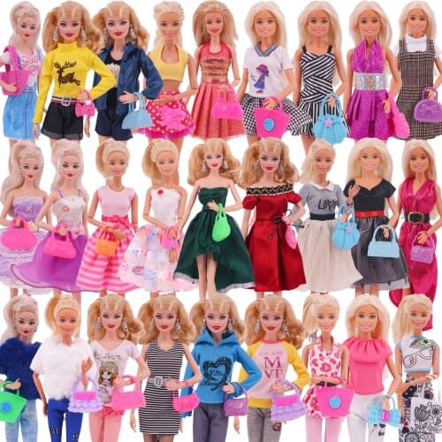 Barbies Doll Mix Doll Furniture Play Toy Hat Desk Shoes Luggage Hangers For Barbie Doll Accessories Kelly 1:12 Doll DIY Girl Toy