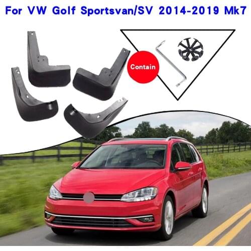 Car Accessories For Volkswagen VW Golf Sportsvan SV Mk7 2014-2019 Mudguards Splash Guards Fender Mudflaps Car Fender Mud Flaps